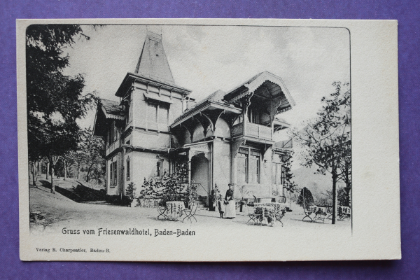 Ansichtskarte AK Baden Baden 1900-1910 Friesenwaldhotel